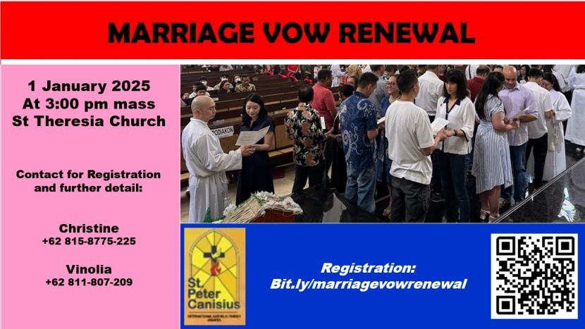 Marriage Vow Renewal - 1st January 2025 3PM