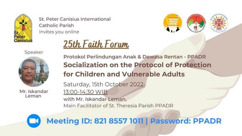 25th Faith Forum - Socialization on the Protocol of Protection for Children and Vulnerable Adults