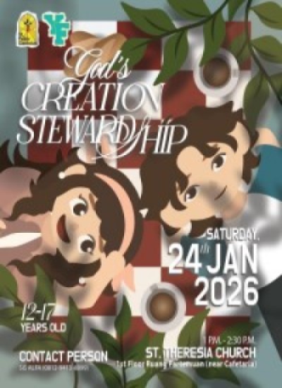 YF - God's Creation Stewarship 24th January 2026 13.00-14.30PM