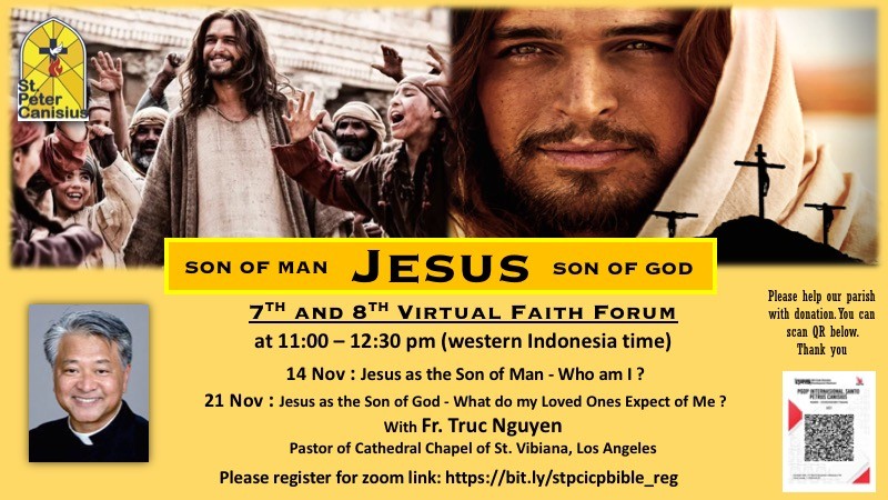7th & 8th Virtual Faith Forum, 14 November and 21 November 2020