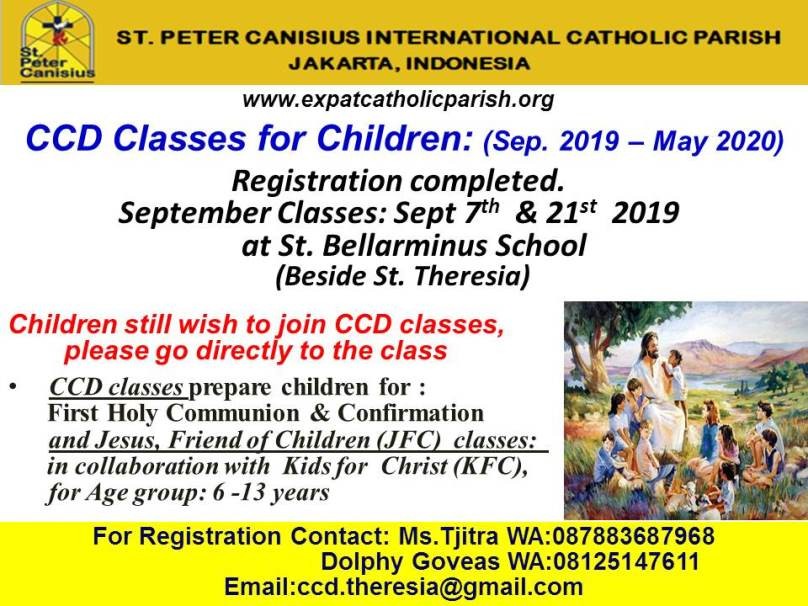 CCD Classes for Children