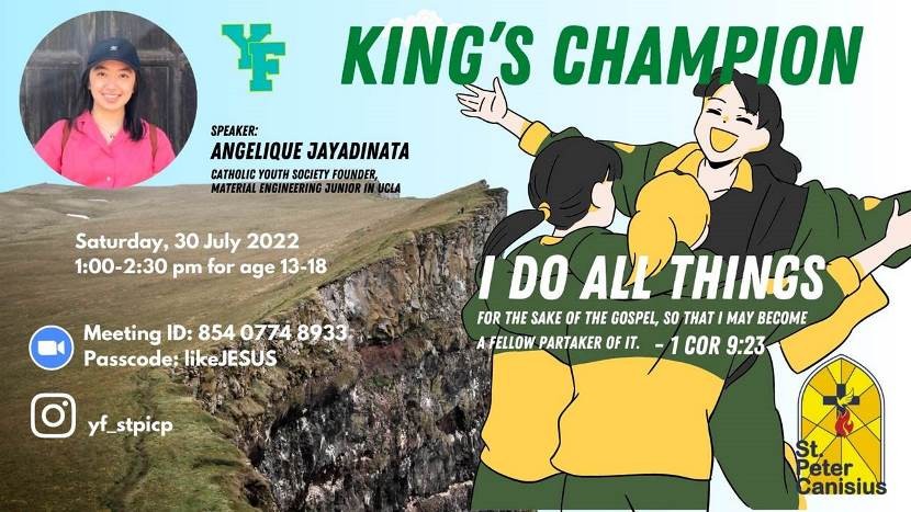 King Champion - Sat 30 July 2022  1.00-2.30 PM