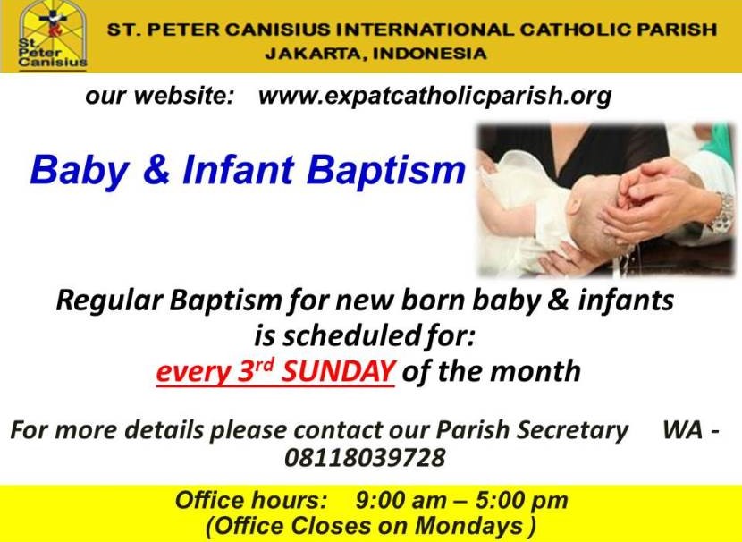 Baby & Infant Baptism