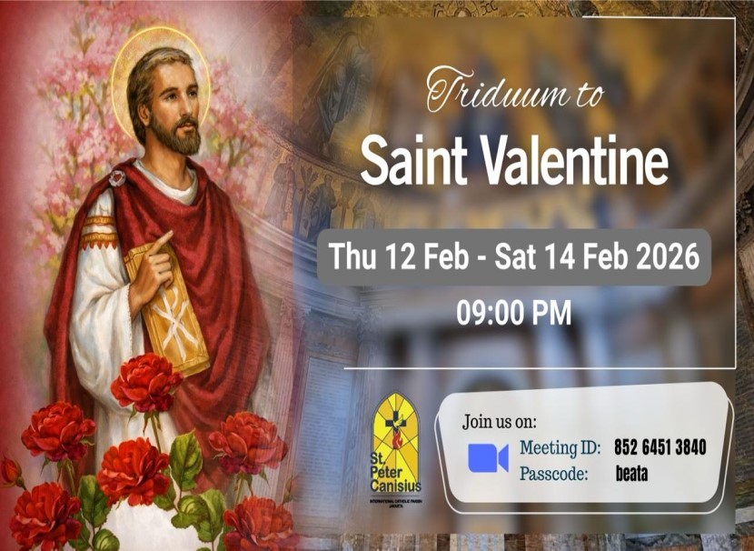 Triduum to St. Valentine - Thu 12 Feb to Sat 14 Feb 2026 9PM