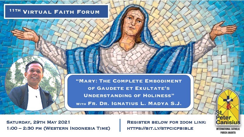 11th Faith Forum - Fr Dr Ignatius Madya, SJ