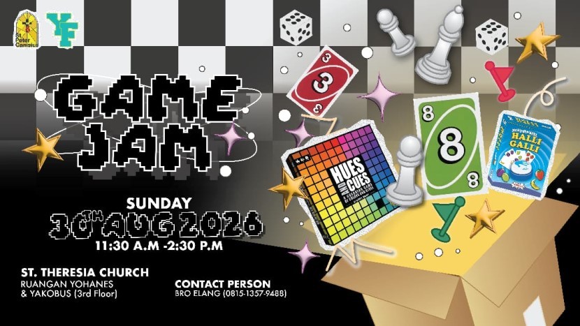 YF - Game Jam August 30, 2026 11.30 AM - 14.30 PM