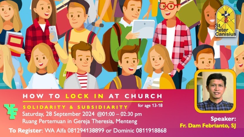 How to LOCK IN at Church - Sat 28 Sept 2024 1.00 - 2.30 PM