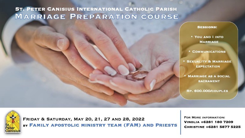 Marriage Preparation Course in May 2022