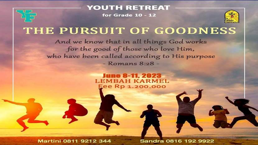Youth Retreat - The Pursuit of Goodness June 8-11, 2023