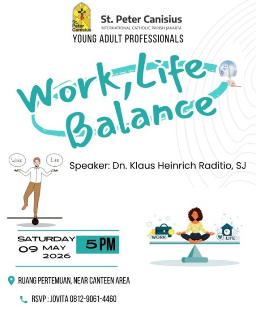 YAP - Work, Life Balance - Sat 9 May 2026 5PM