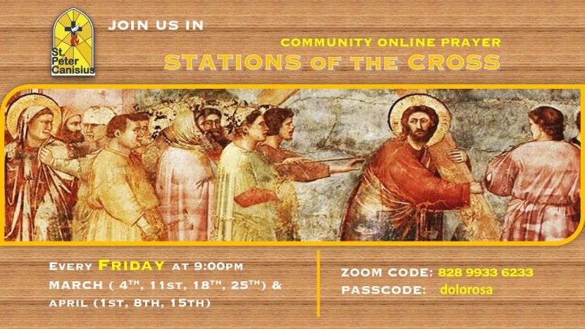 Stations of The Cross Every Friday at 09.00pm