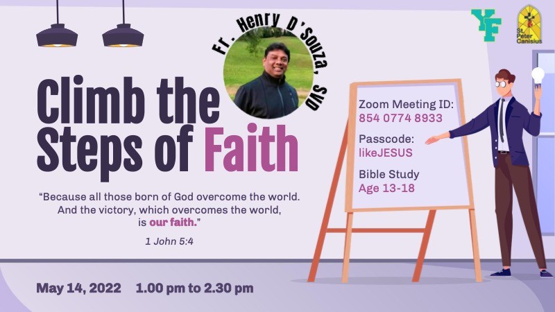 YF Bible Study: Climb the Steps of Faith with Fr Henry D Souza, SVD