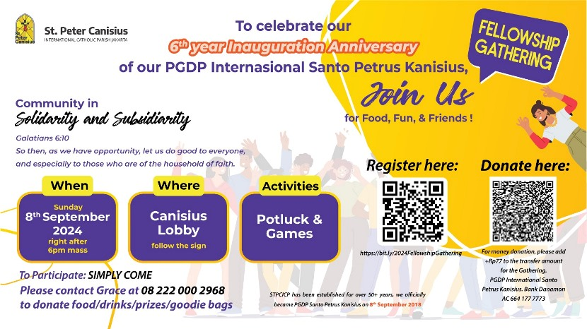 Fellowship Gathering - Community in Solidarity and Subsidiarity