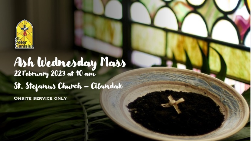 Ash Wednesday Mass - February 22, 2023 10.00 AM
