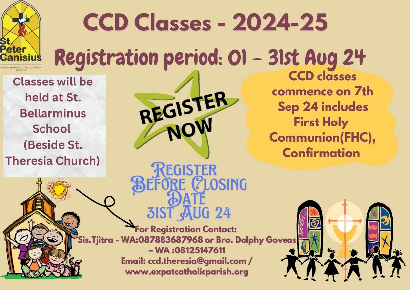 CCD Classes 2024 - 2025