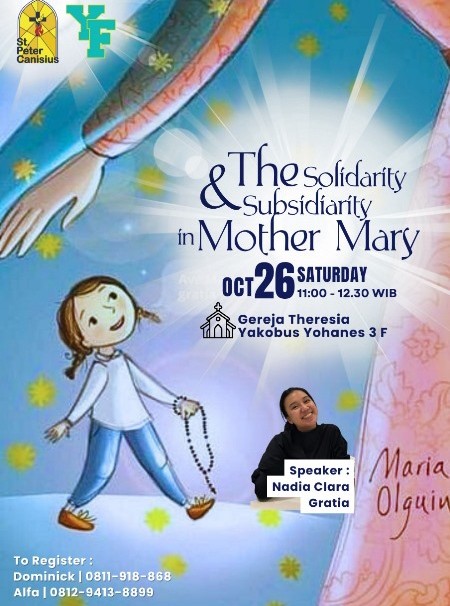 The Solidarity & Subsidiarity in Mother Mary - Sat 26 Oct 2024 