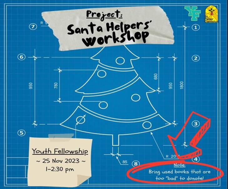 Project : Santa Helpers Workshop - Sat Nov 25th, 2023