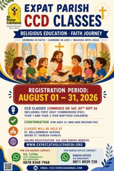 CCD Classes 2026 - 2027