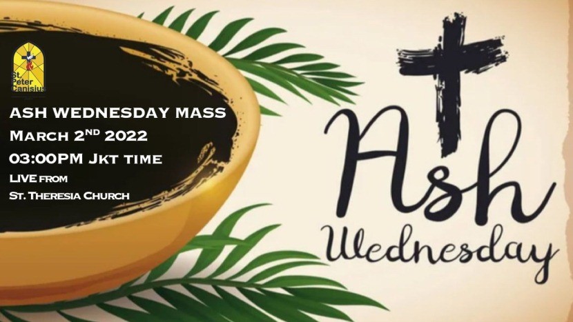 Ash Wednesday Mass 2022 - March 2nd 2022 03.00 pm