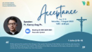 YF Bible Study : Acceptance with Fr. Kenny Ang