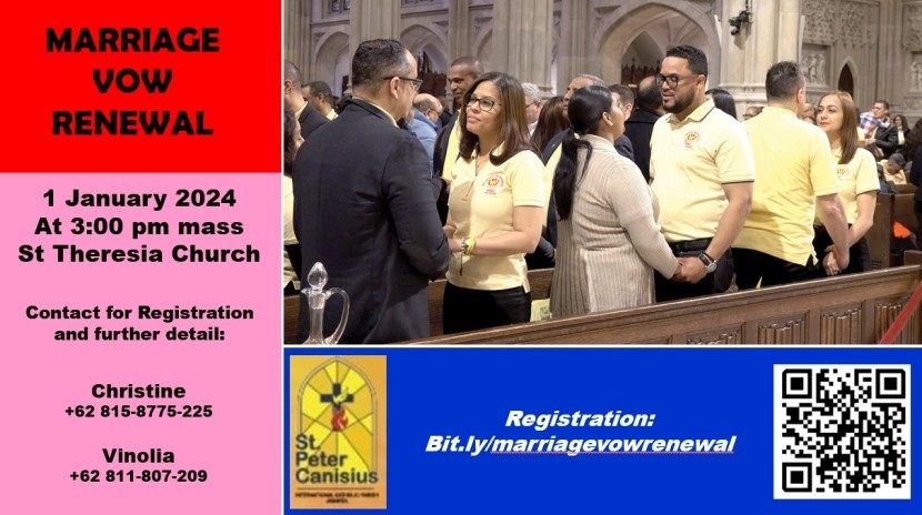 Marriage Vow Renewal - 1st January 2024 3:00PM